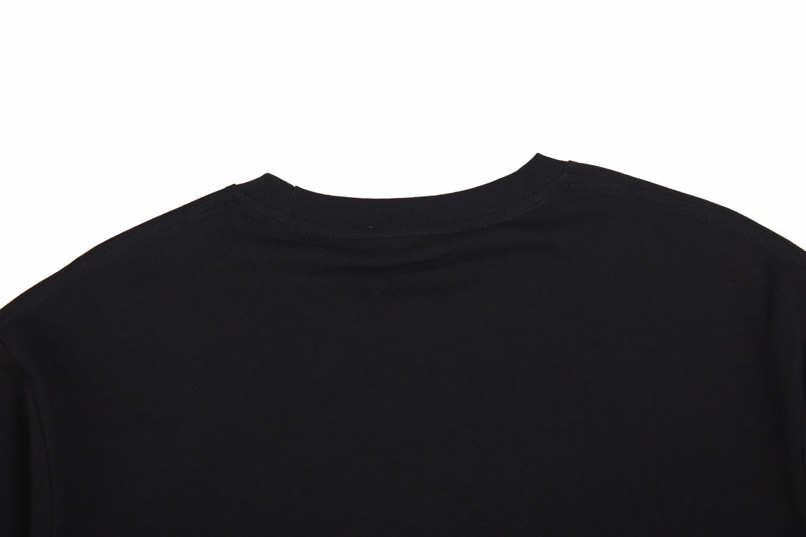 B**rry t-shirt with strikethrough logo