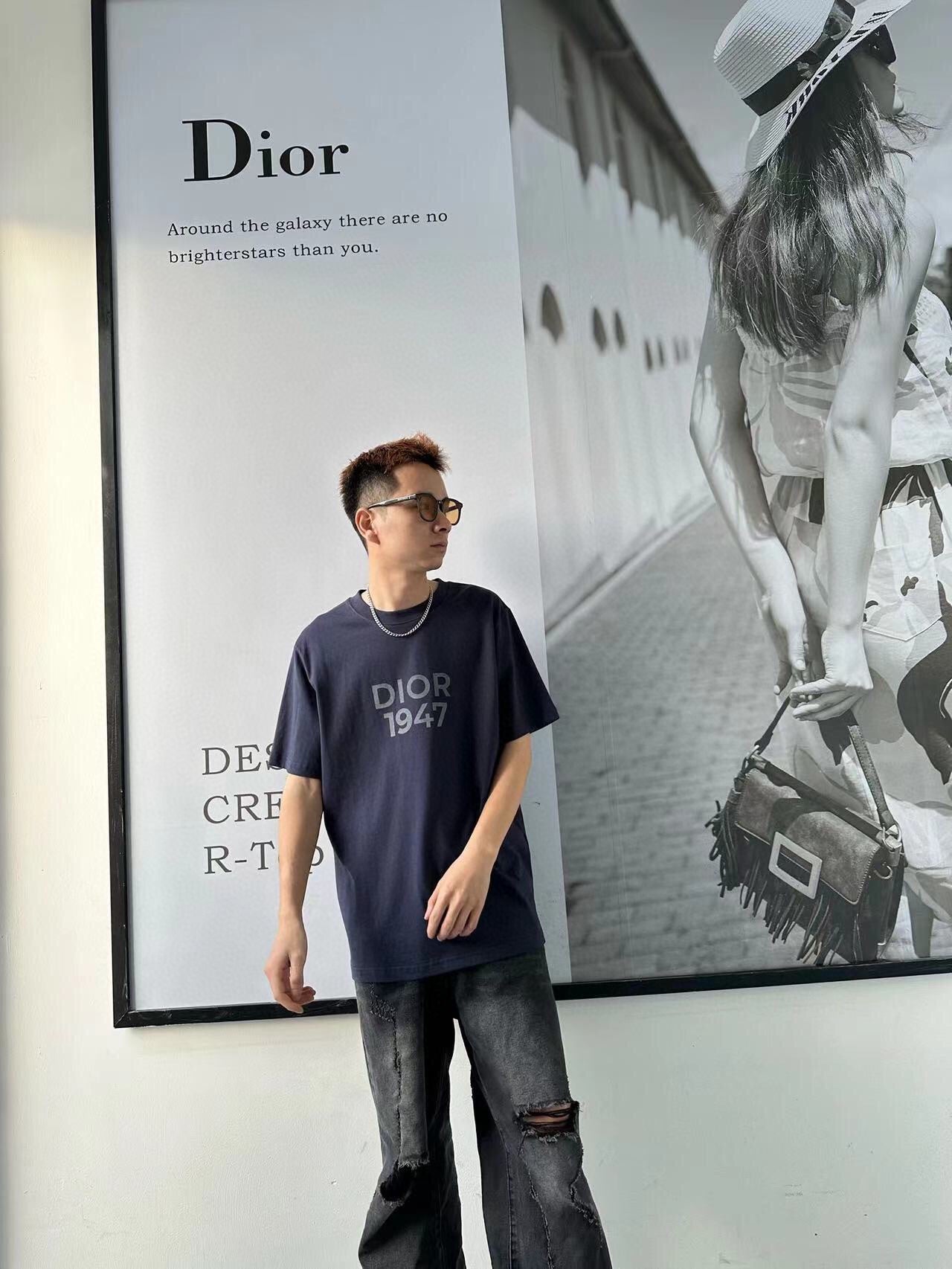 D*or 1947 t-shirt - navy