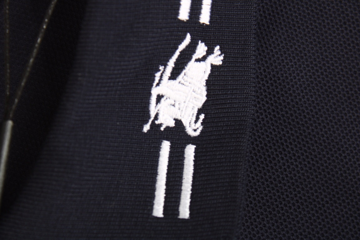B**rry polo shirt with striped collar
