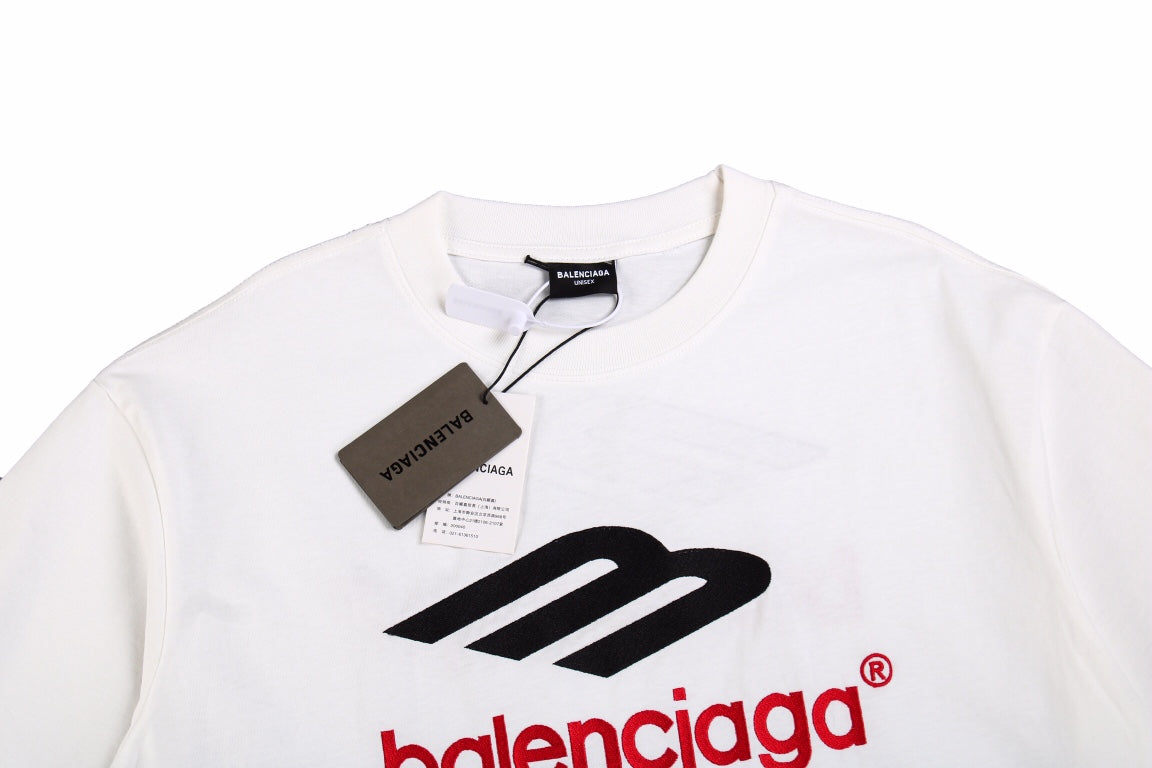 Ba*len*cia*ga logo graphic t-shirt