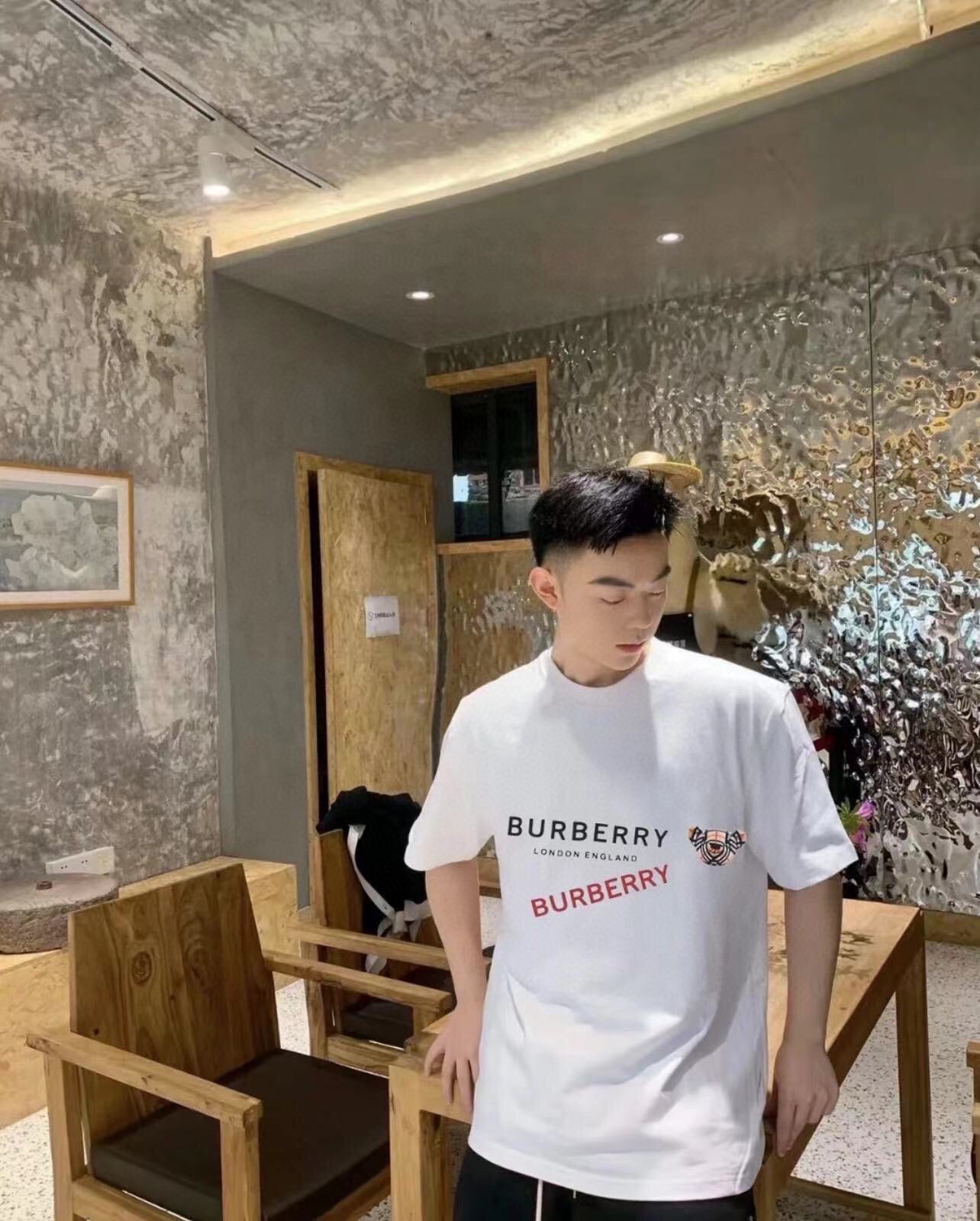 B**rry london england t-shirt - white