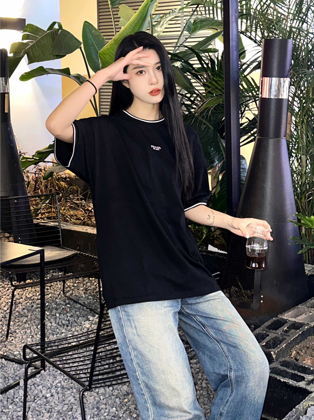 Pra*a milano black t-shirt