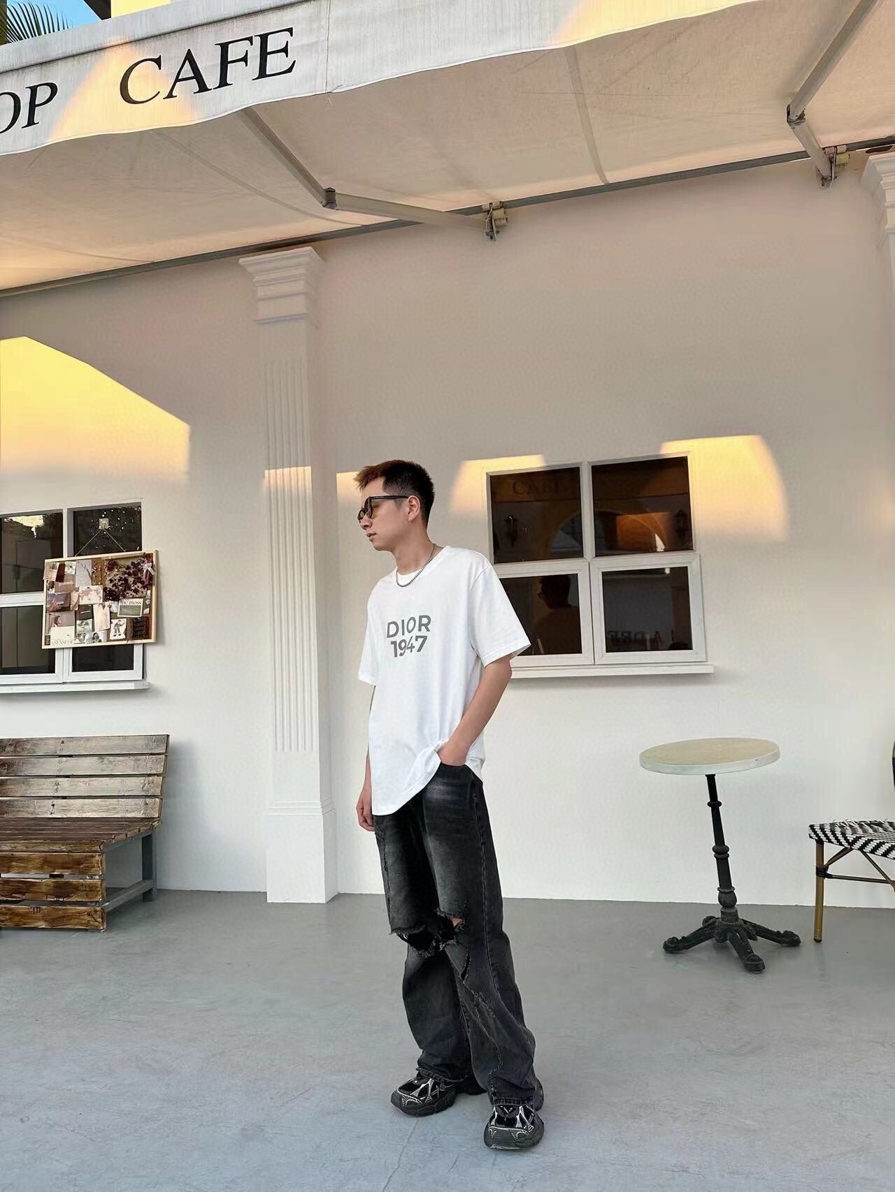 D*or 1947 t-shirt - white
