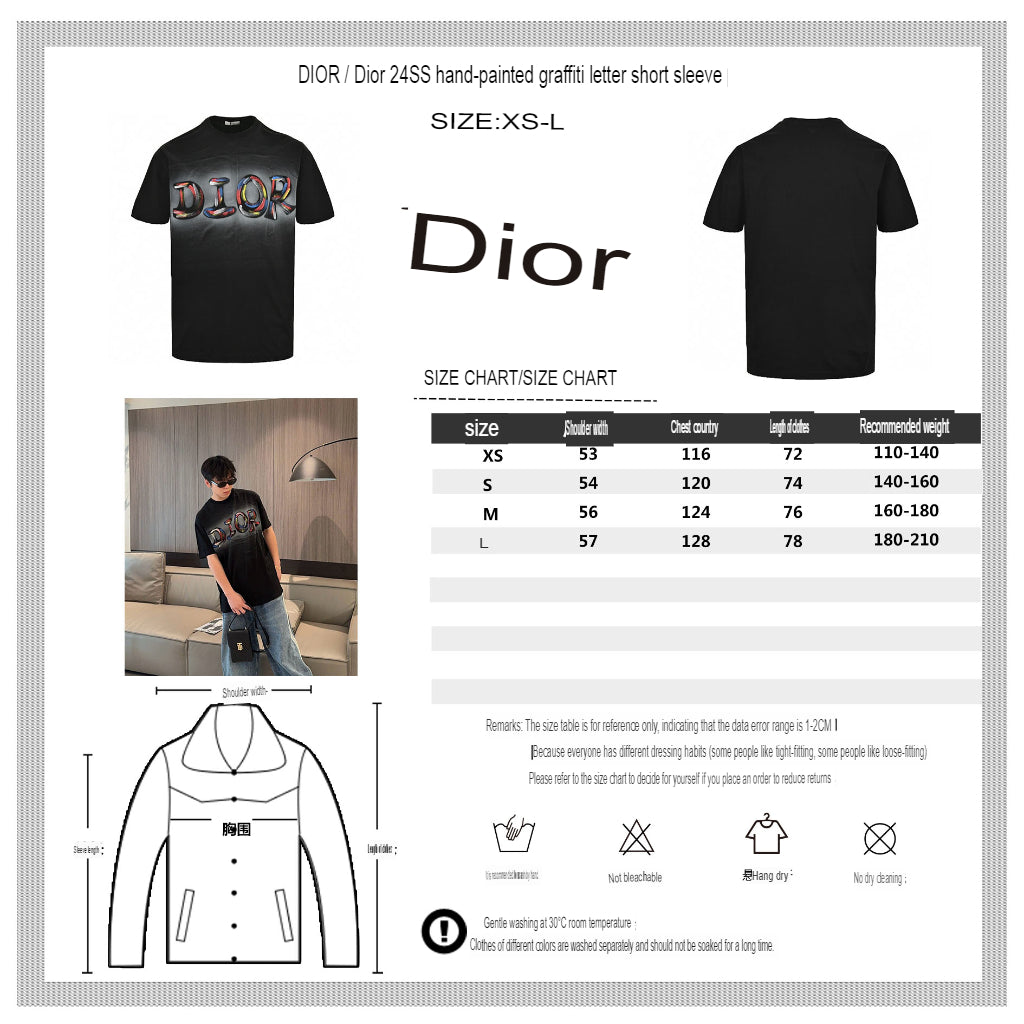 D*or artistic logo t-shirt (black)