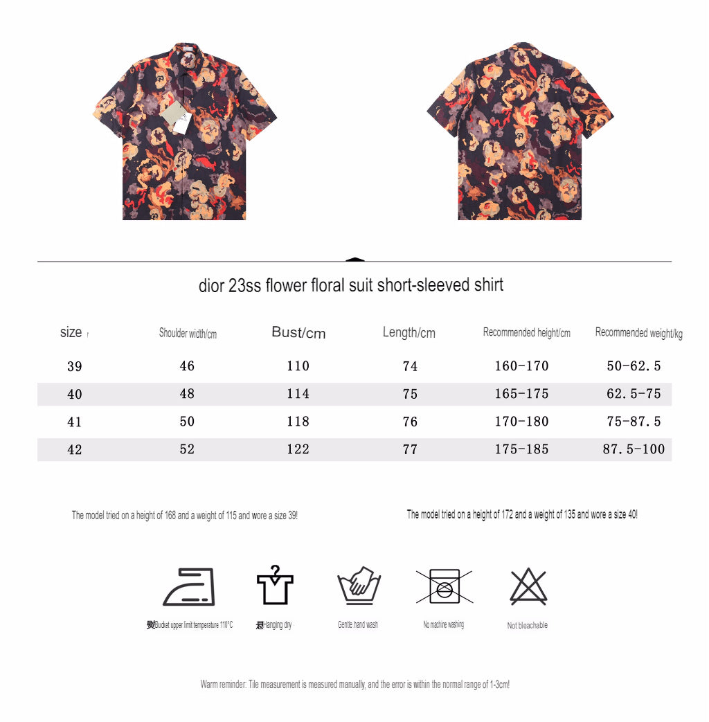 D*or abstract floral print shirt