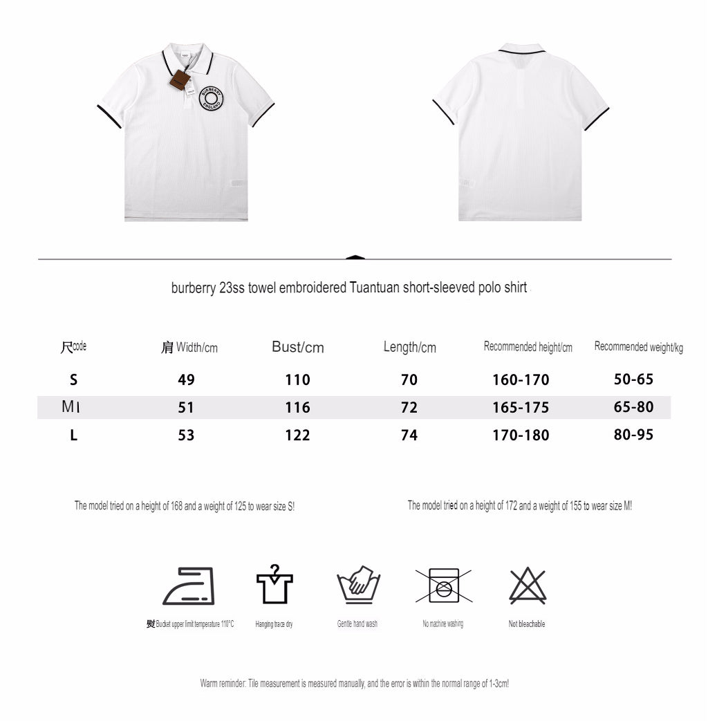 B**rry textured polo shirt in white