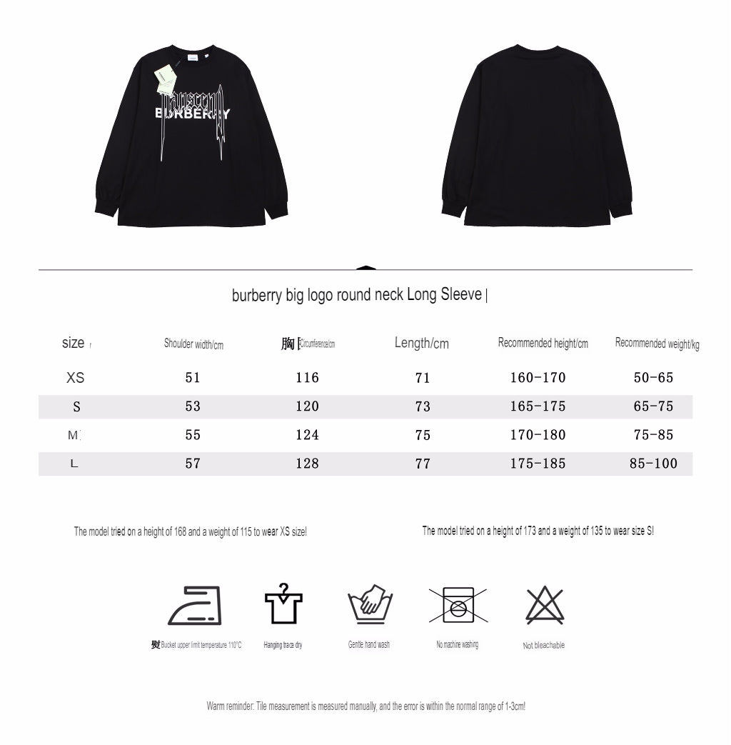B**rry long sleeve t-shirt