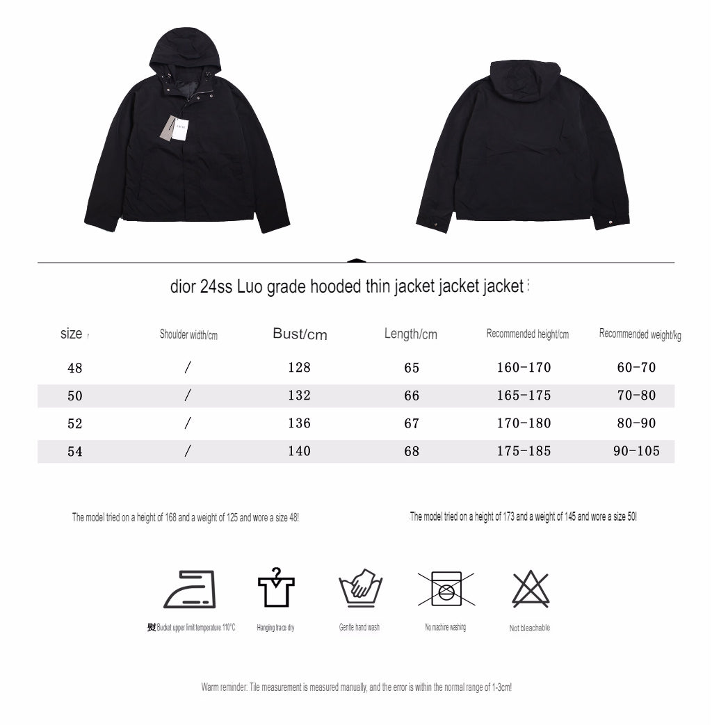 D*or black hooded jacket
