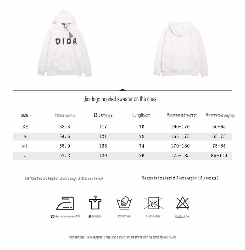 D*or brushstroke hoodie