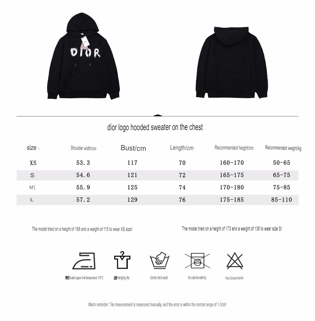 D*or brushstroke hoodie