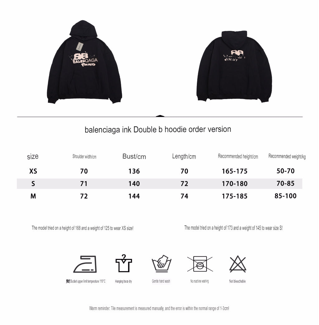 Ba*len*cia*ga graffiti hoodies
