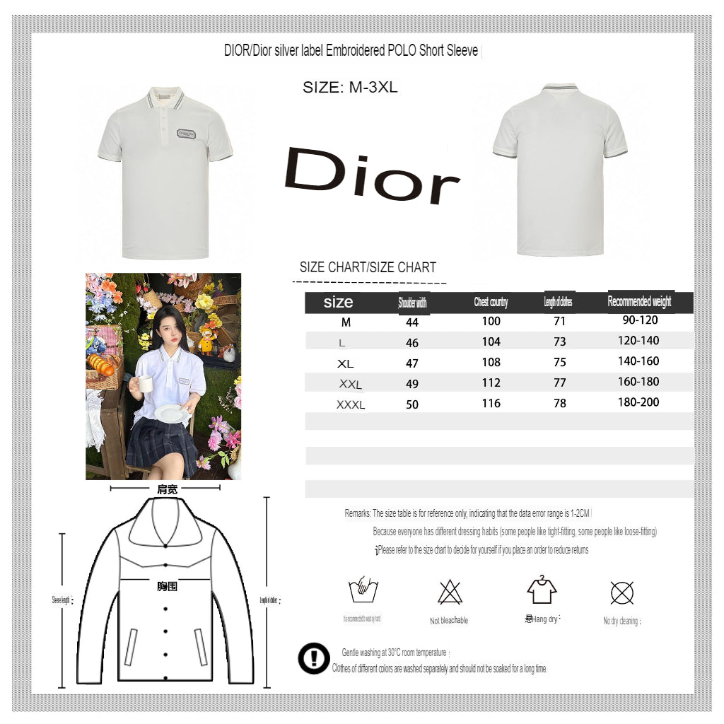 D*or polo shirt (white)