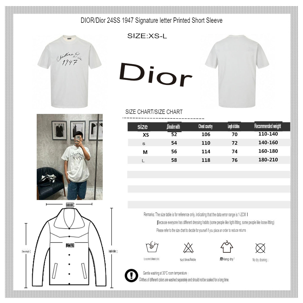 D*or 1947 signature t-shirt