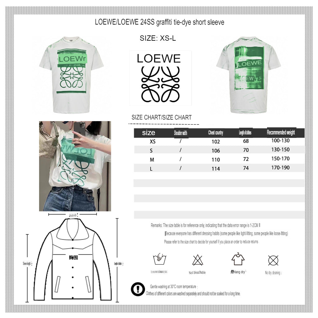 Loewe Green Graphic T-Shirt
