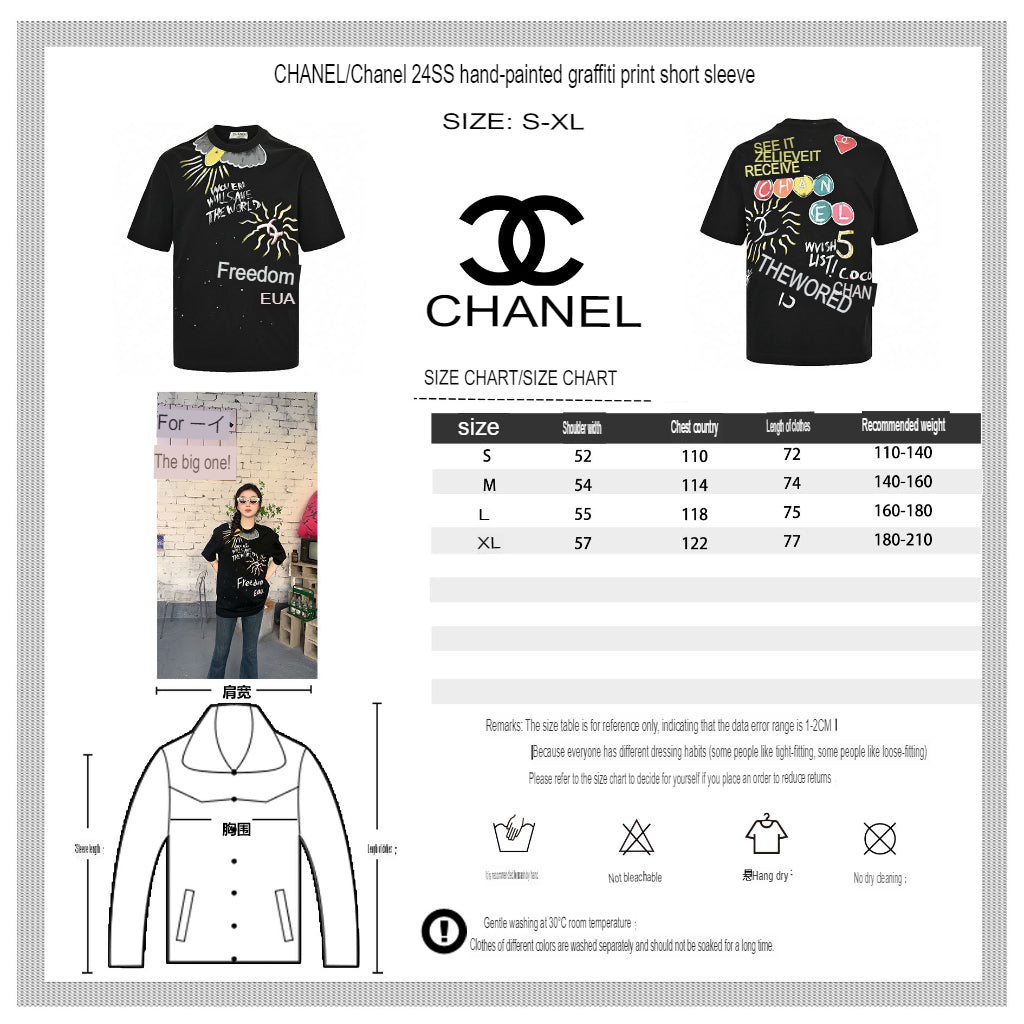 Ch*el "women will save the world" t-shirt in black