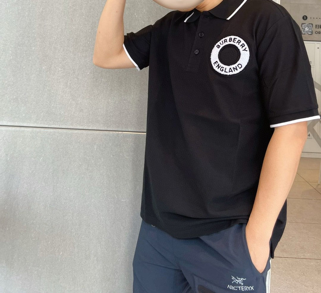B**rry england polo shirt (black)