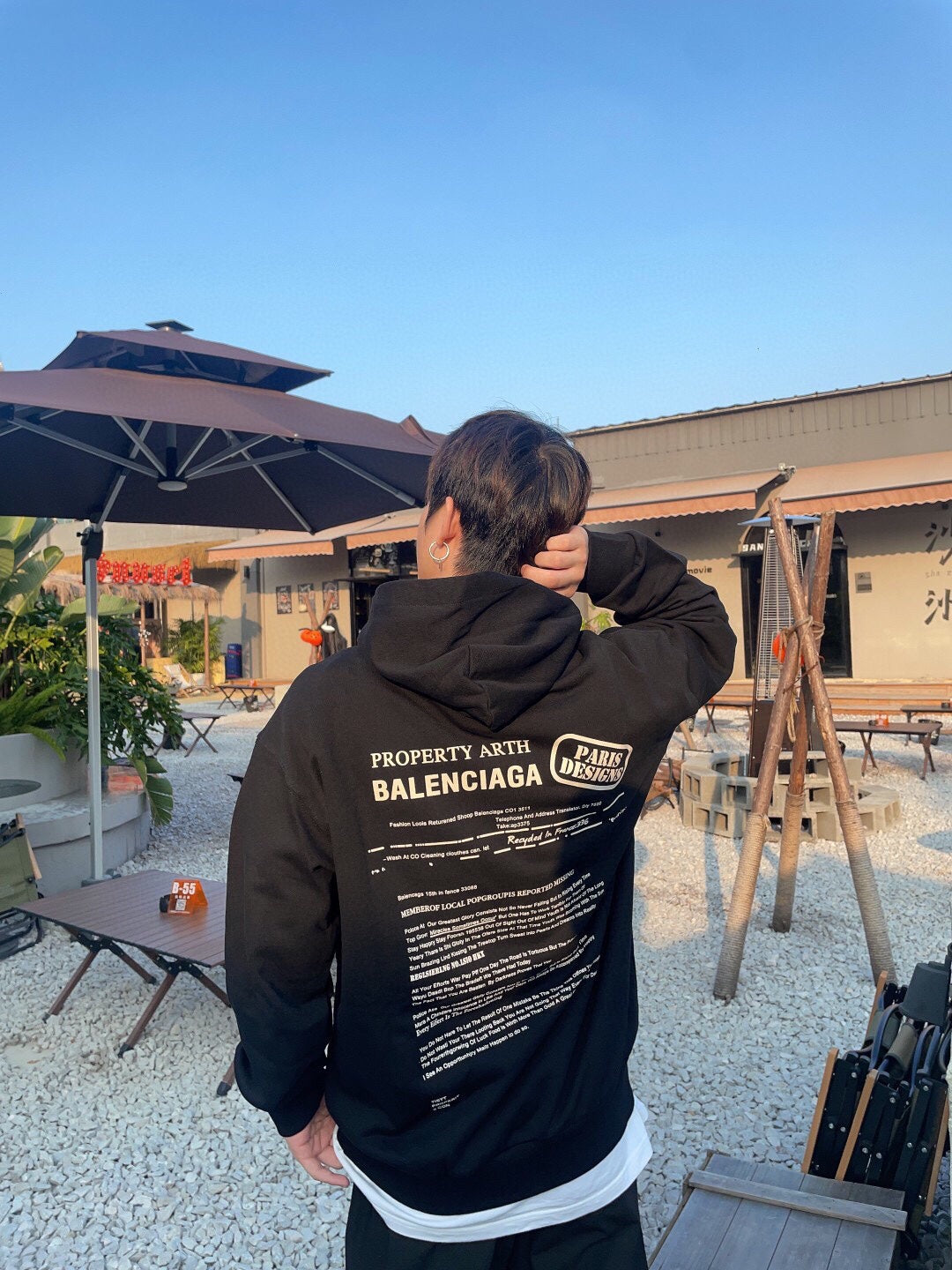 Ba*len*cia*ga paris team hoodie