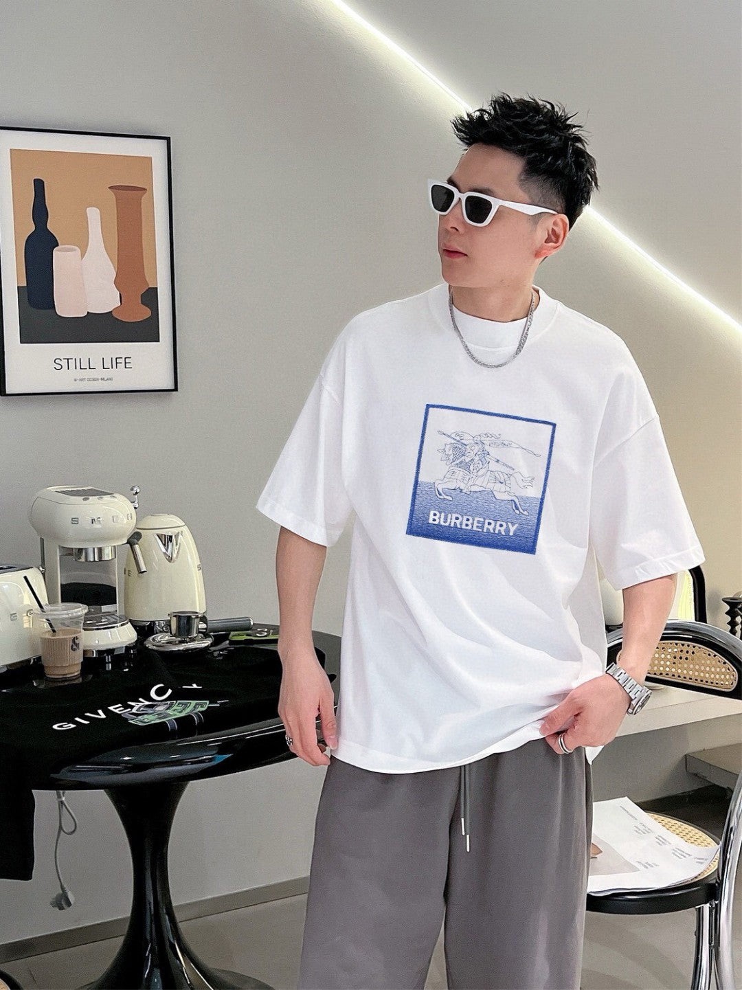 B**rry knight logo t-shirt (white)