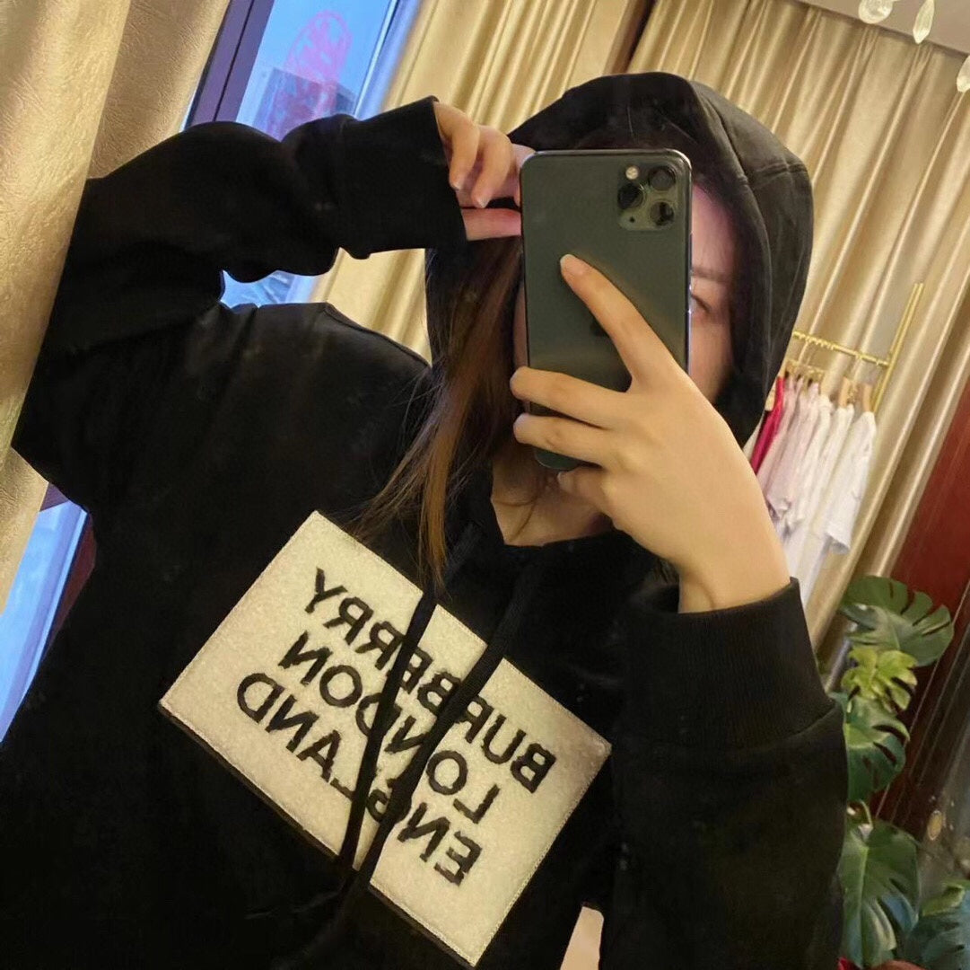 B**rry black hoodie with logo