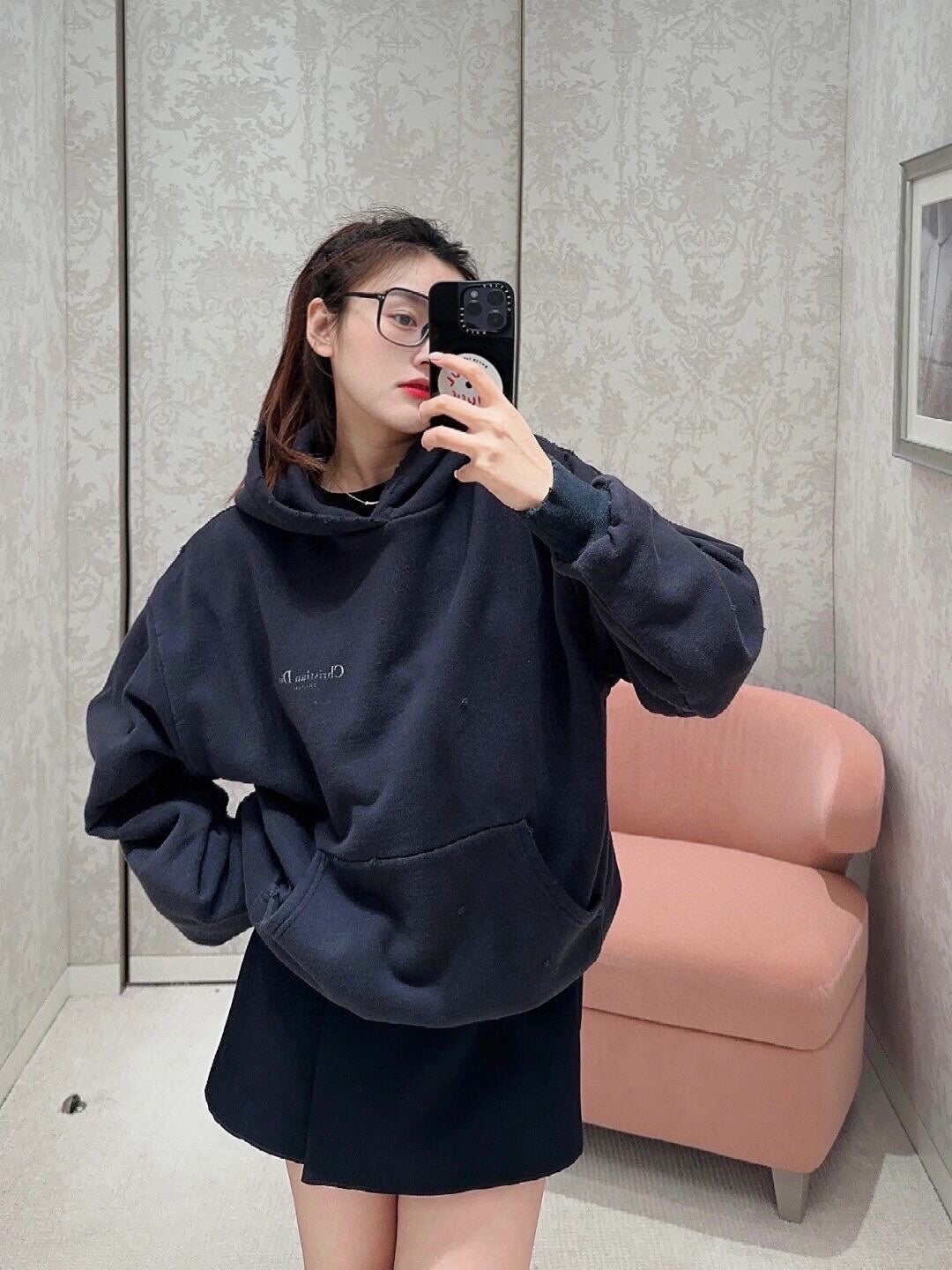 D*or black hoodie