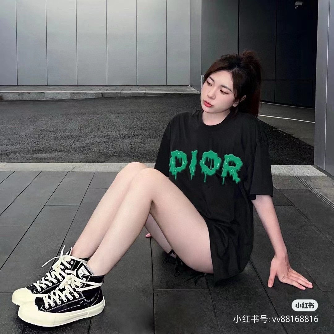 D*or dripping logo t-shirt (black)