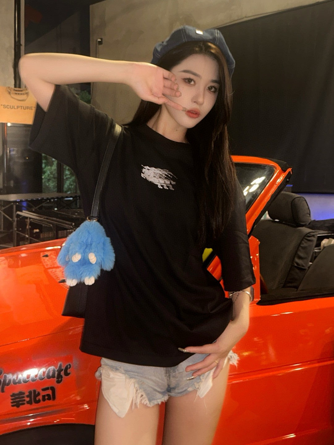 B**rry knight motion logo black t-shirt