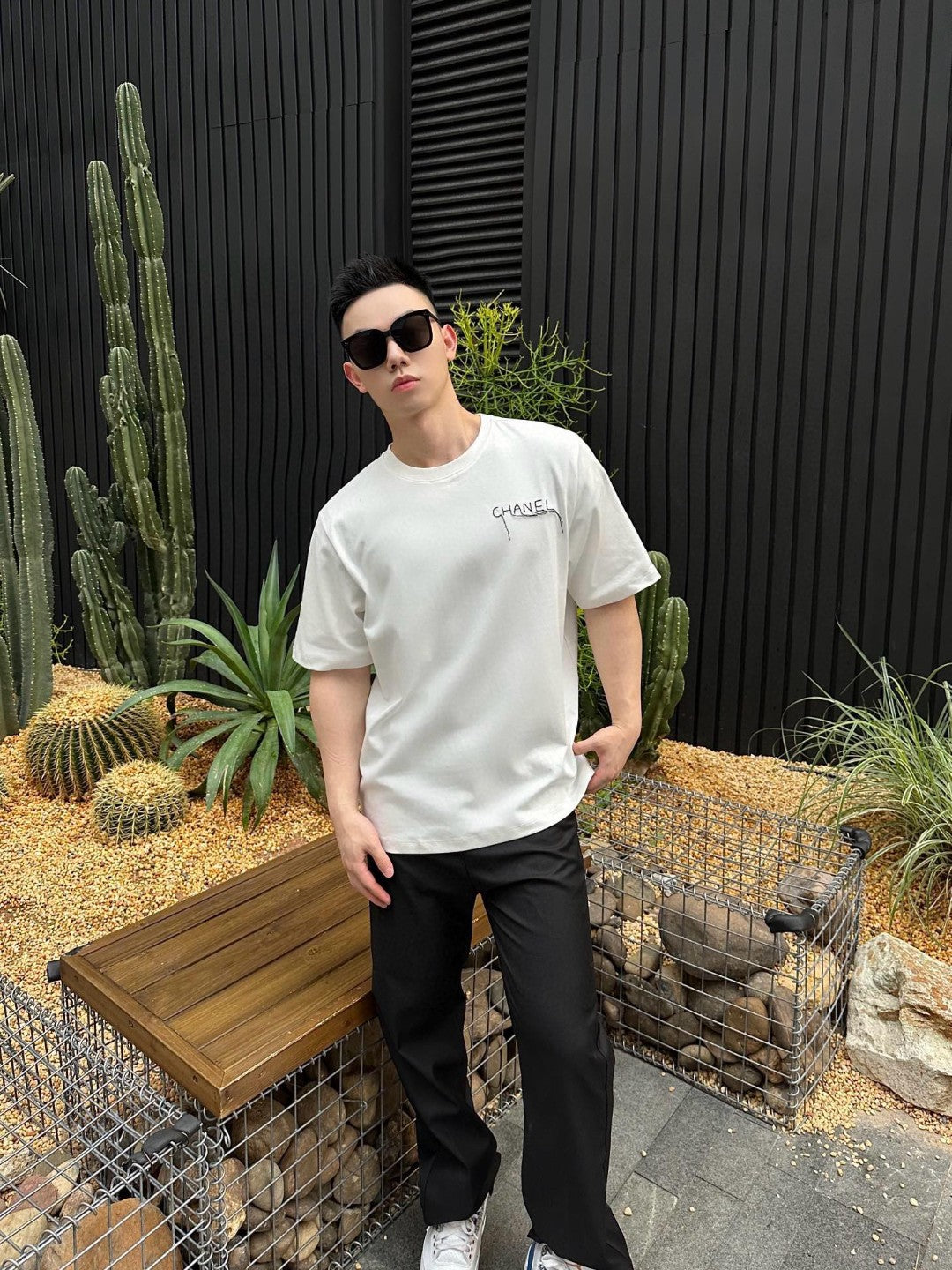 Ch*el logo t-shirt (white)