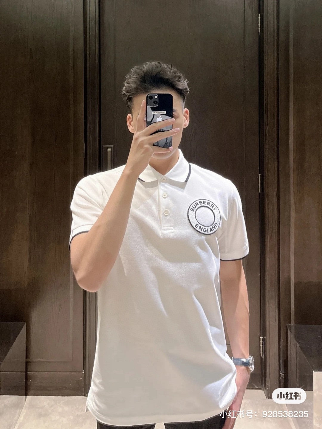 B**rry england polo shirt (white)