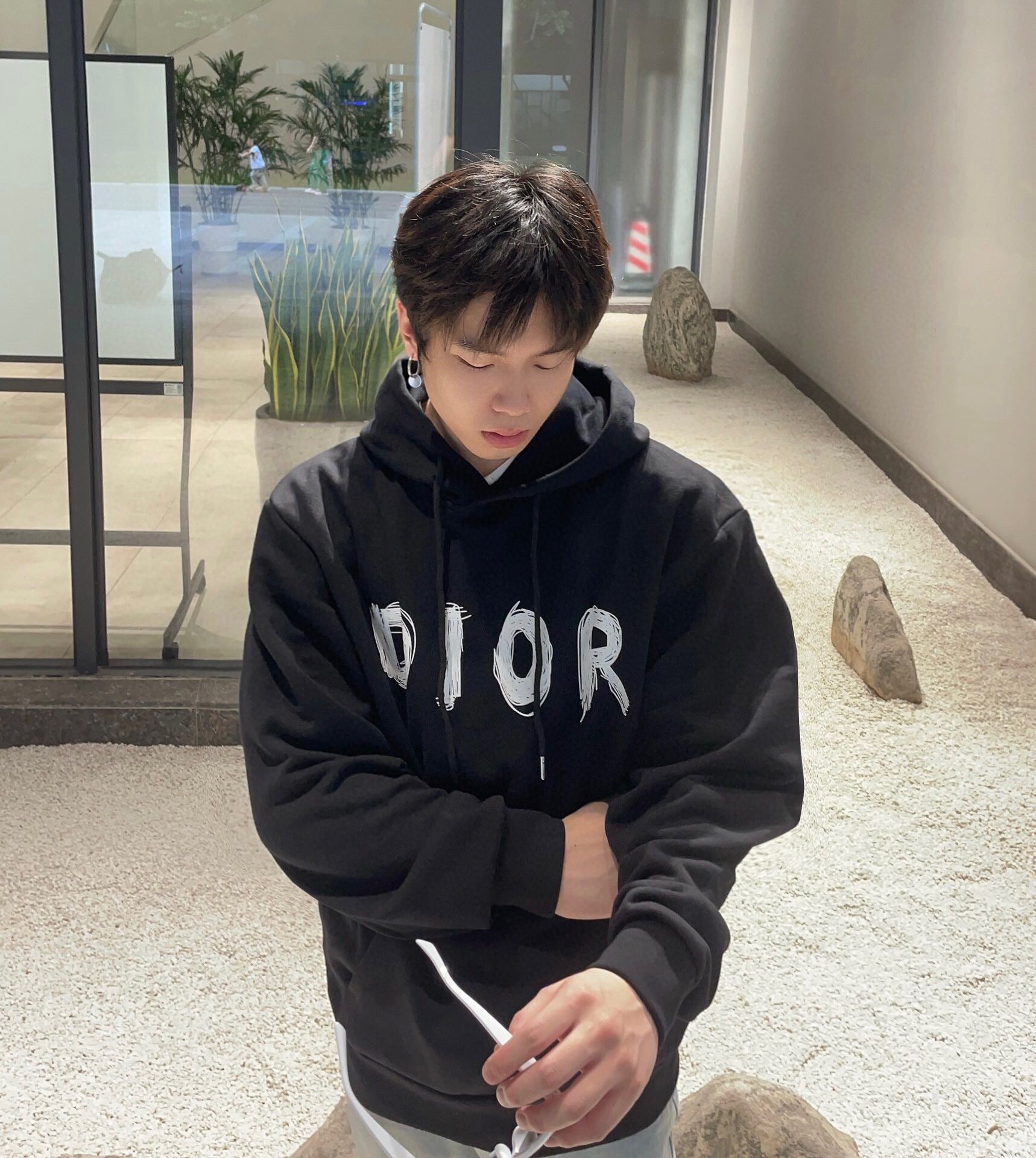 D*or brushstroke hoodie