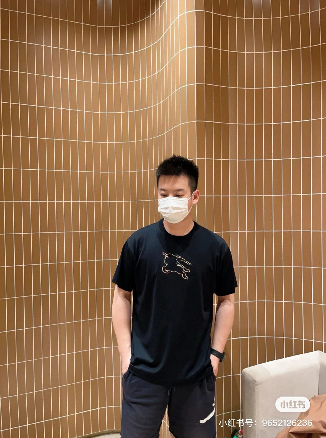 B**rry knight logo black t-shirt