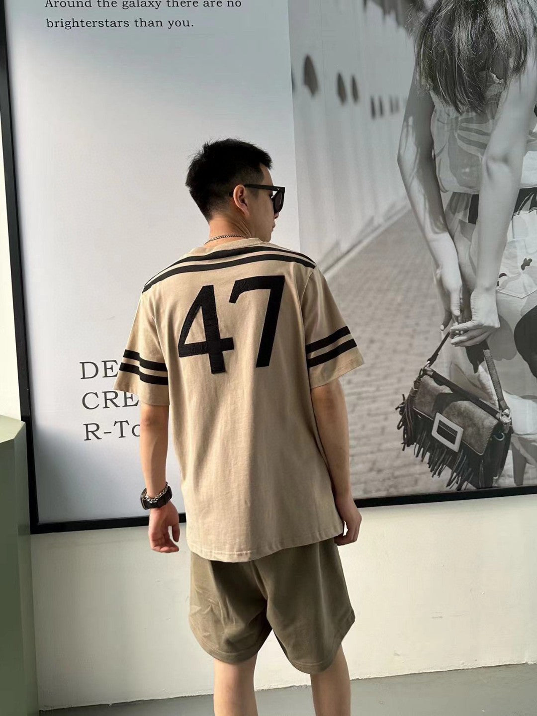 D*or ch**an D*or couture beige t-shirt