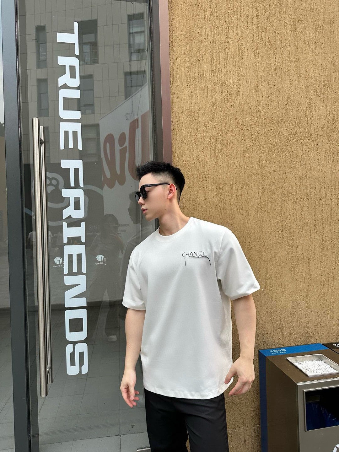 Ch*el logo t-shirt (white)