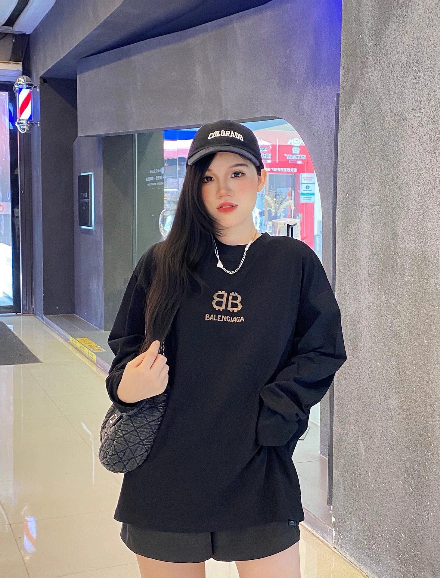 Ba*len*cia*ga long sleeve t-shirt