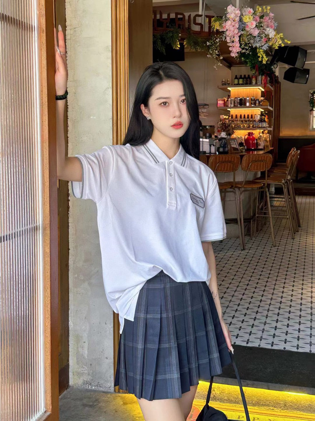 D*or polo shirt (white)