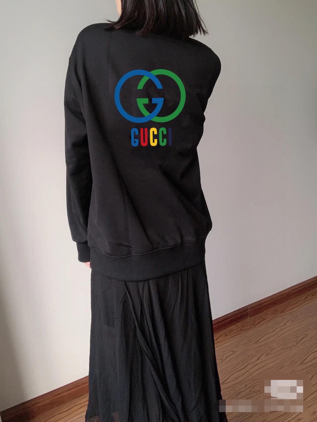 G*u*i interlocking g sweatshirt - black
