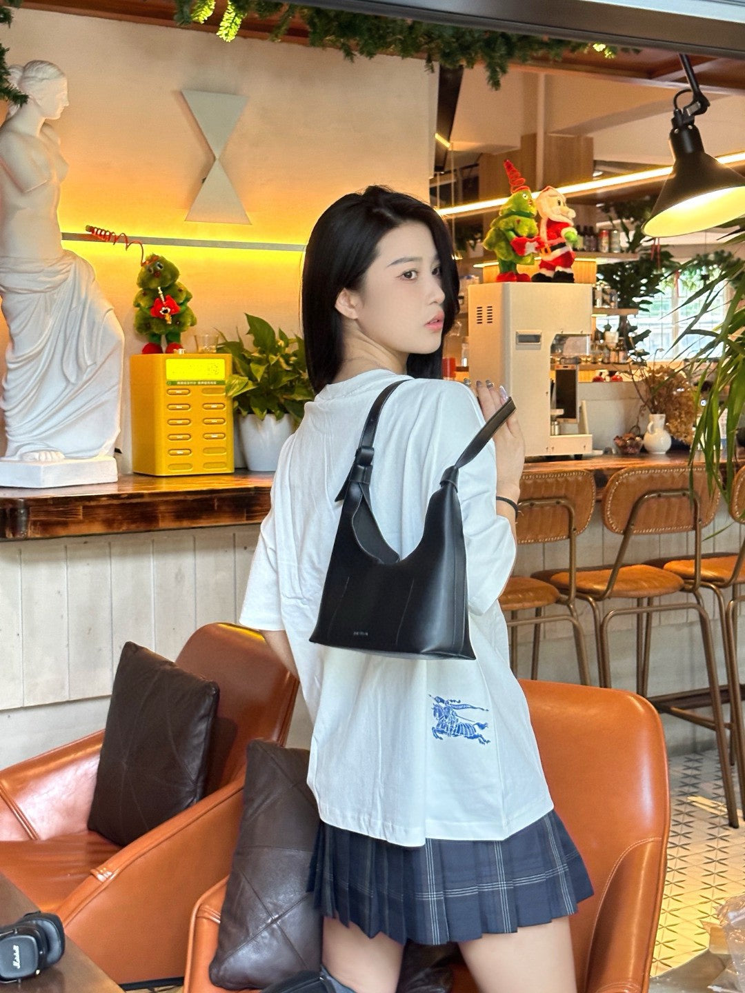 B**rry white cotton t-shirt