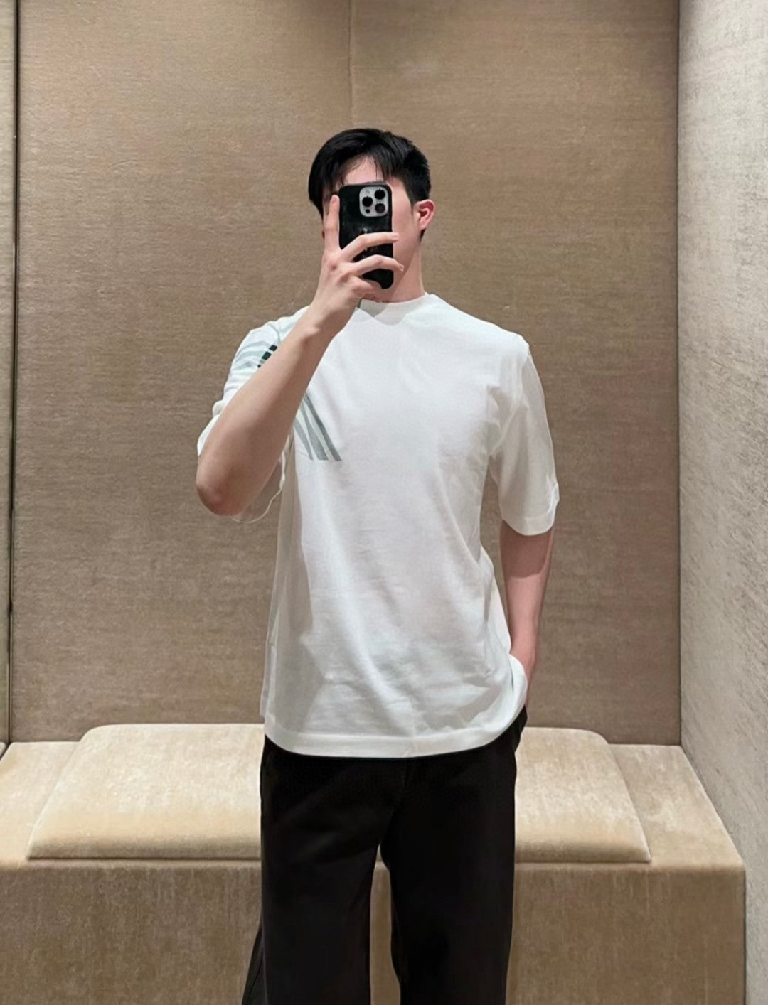 B**rry check pattern t-shirt