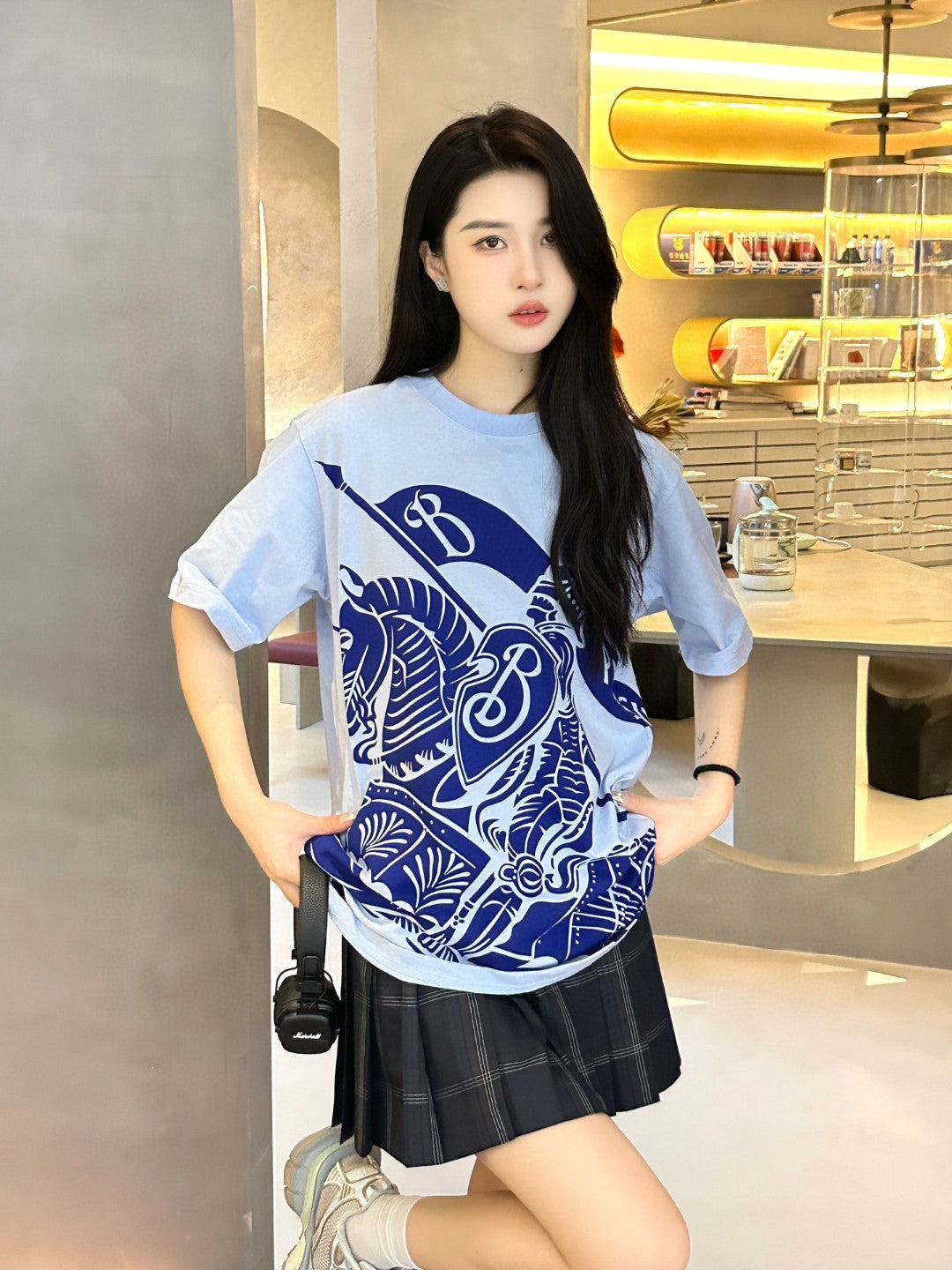 B**rry knight print t-shirt
