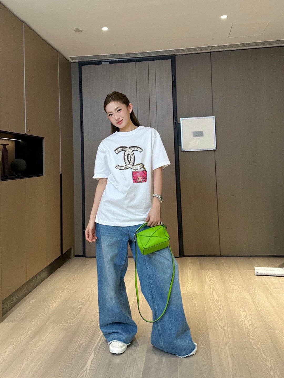 Ch*el logo t-shirt (white)