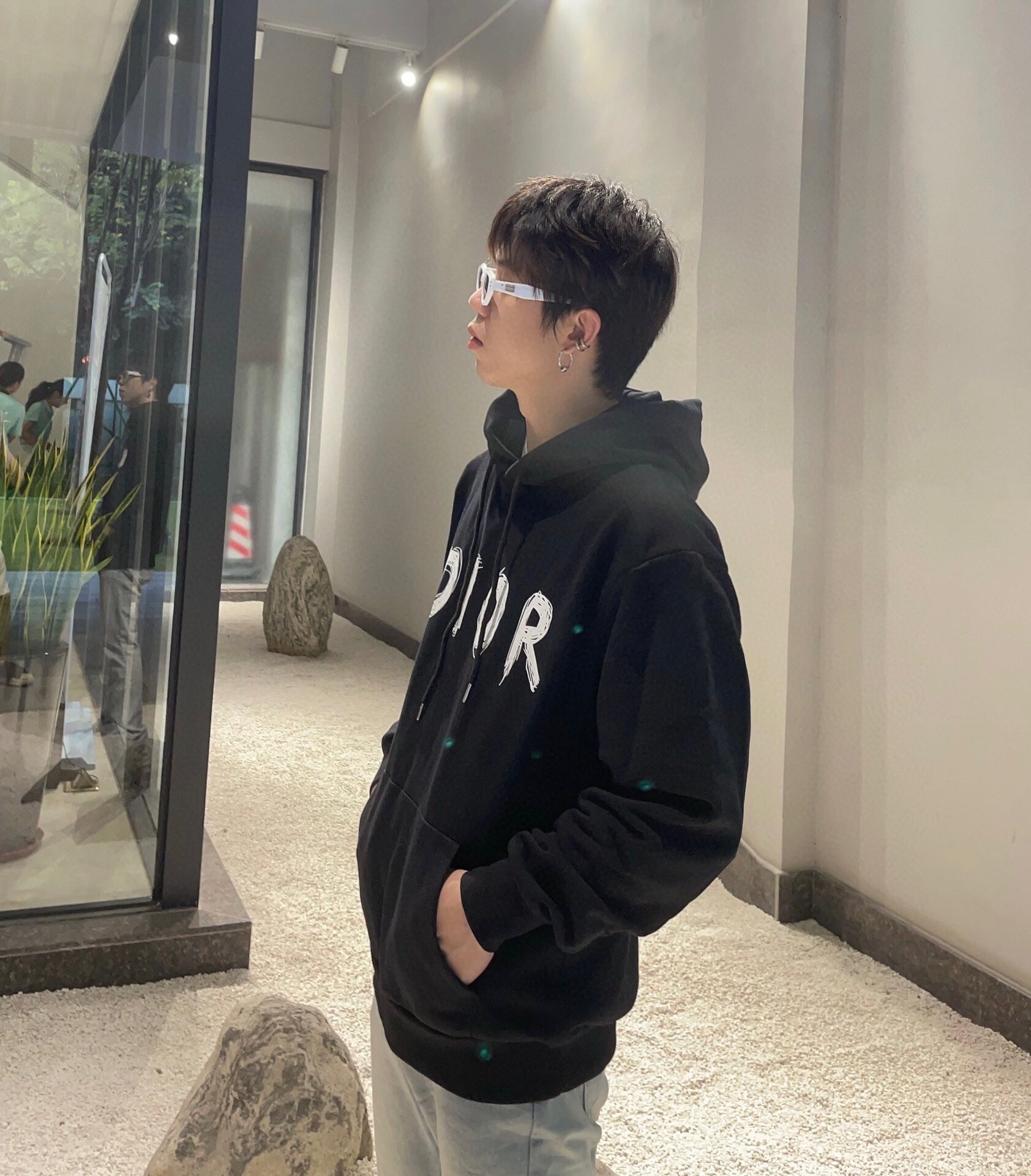D*or brushstroke hoodie