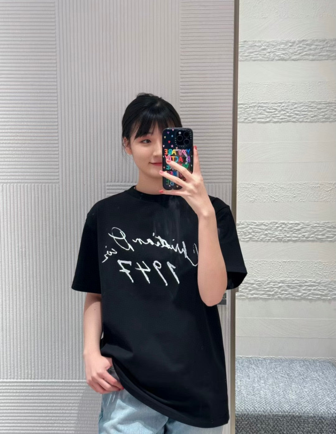 D*or 1947 signature black t-shirt