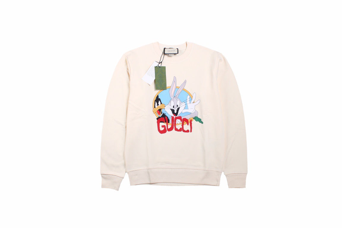 G*u*i bugs bunny sweatshirt - white