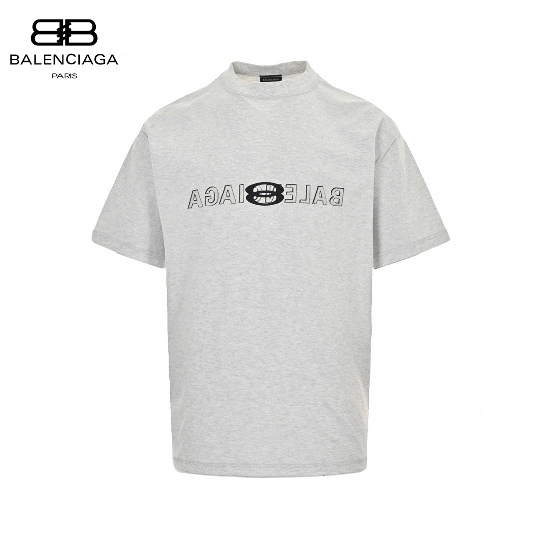 Ba*len*cia*ga reflective logo t-shirt