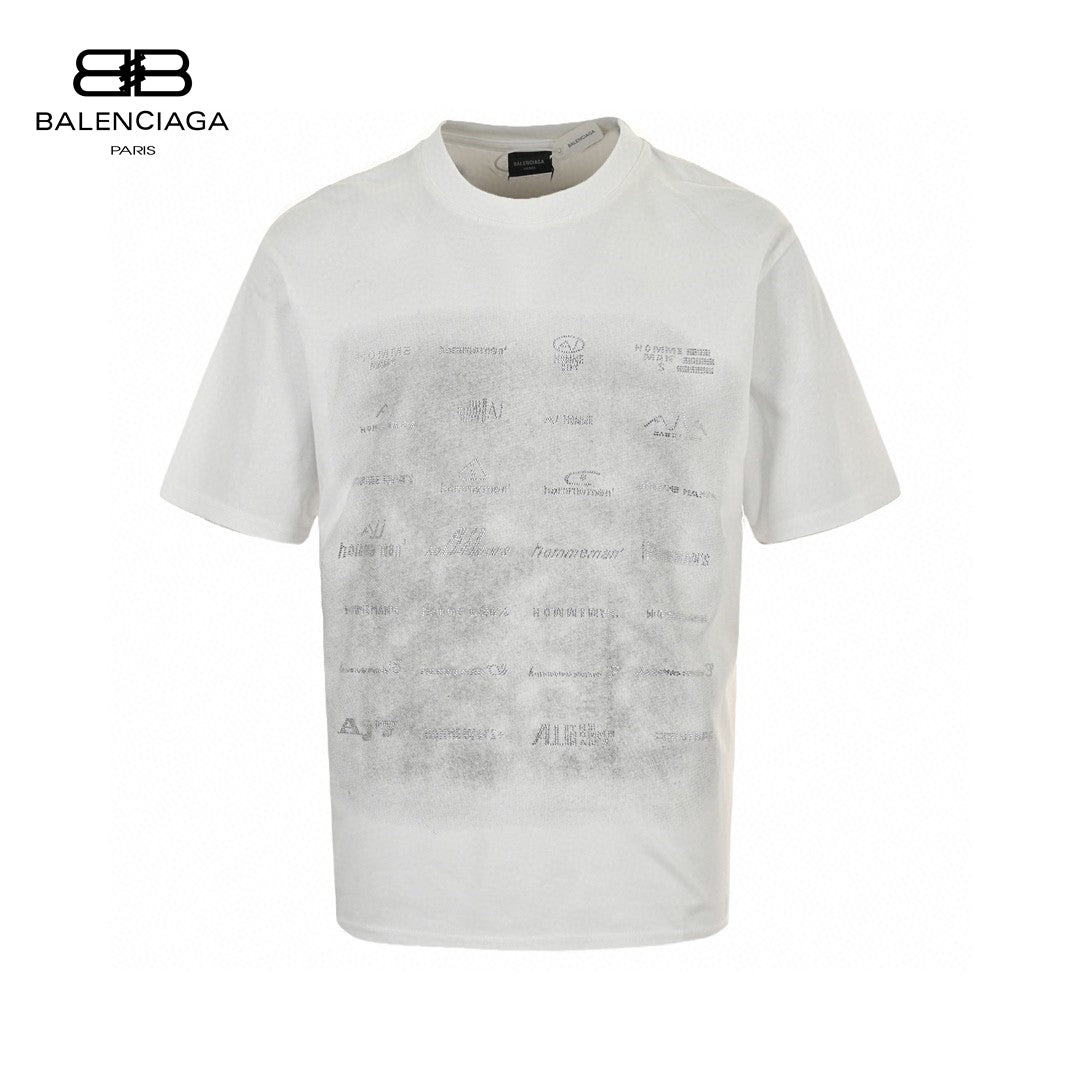 Ba*len*cia*ga graphic print t-shirt