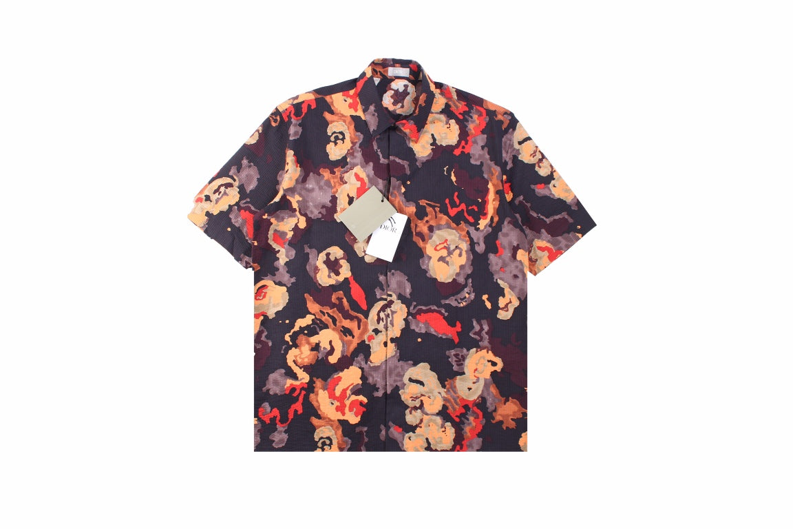 D*or abstract floral print shirt