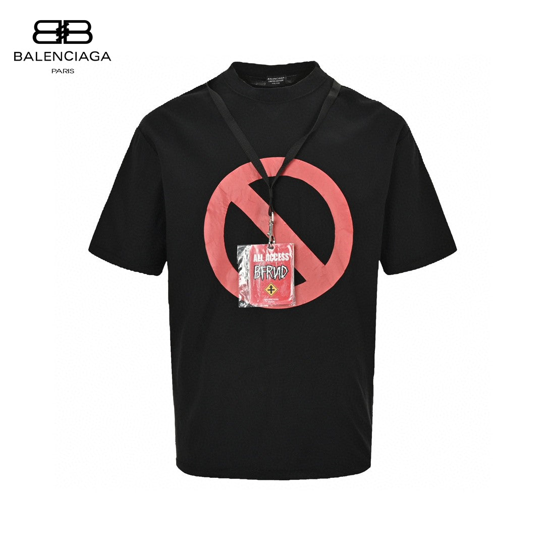 Ba*len*cia*ga tour t-shirt with lanyard (black)