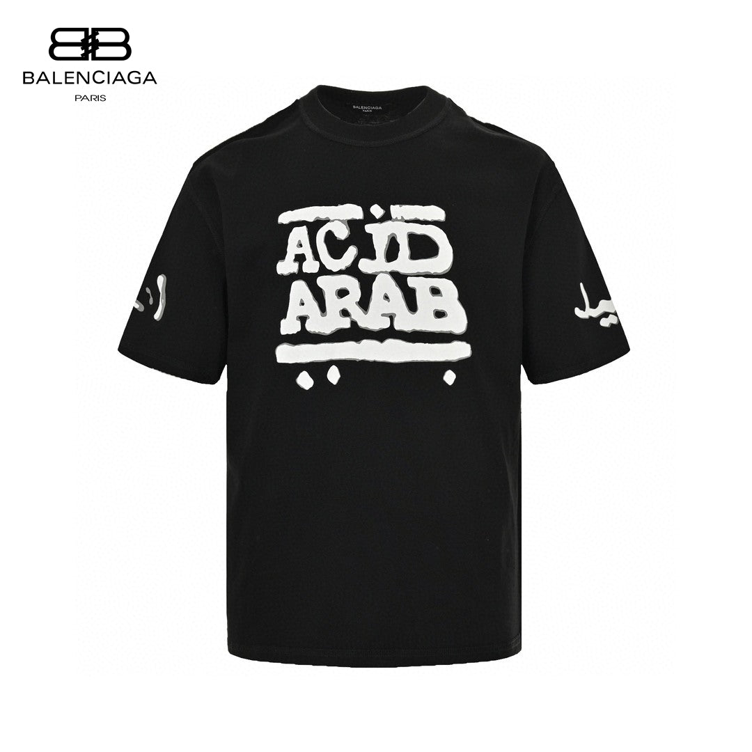 Ba*len*cia*ga acid arab t-shirt (black)