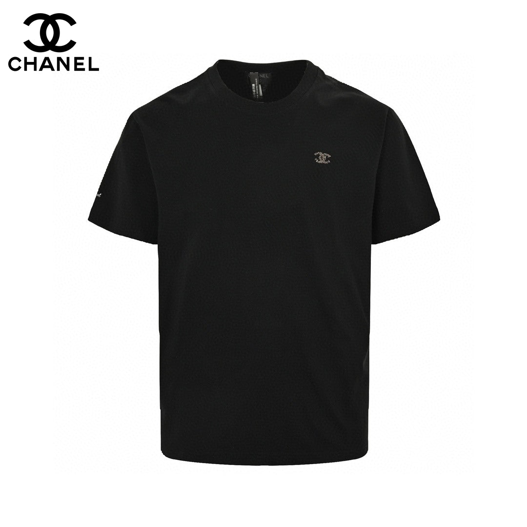 Ch*el classic logo t-shirt in black