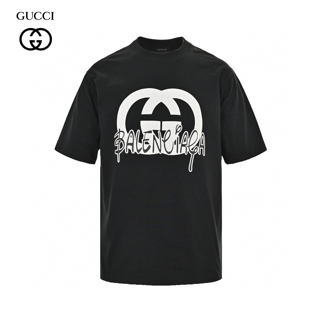 g*u*i x Ba*len*cia*ga hacker project t-shirt (black)