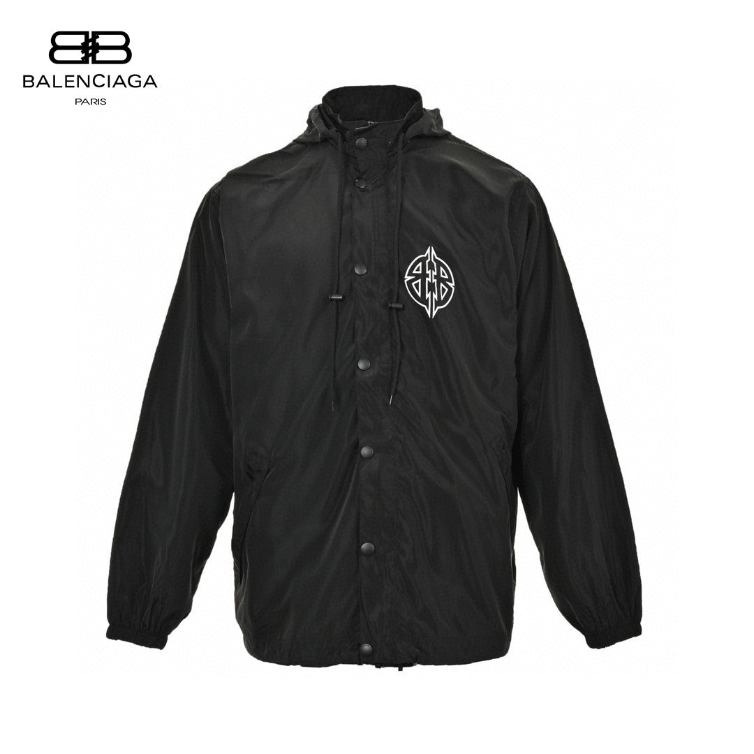 Ba*len*cia*ga hooded windbreaker